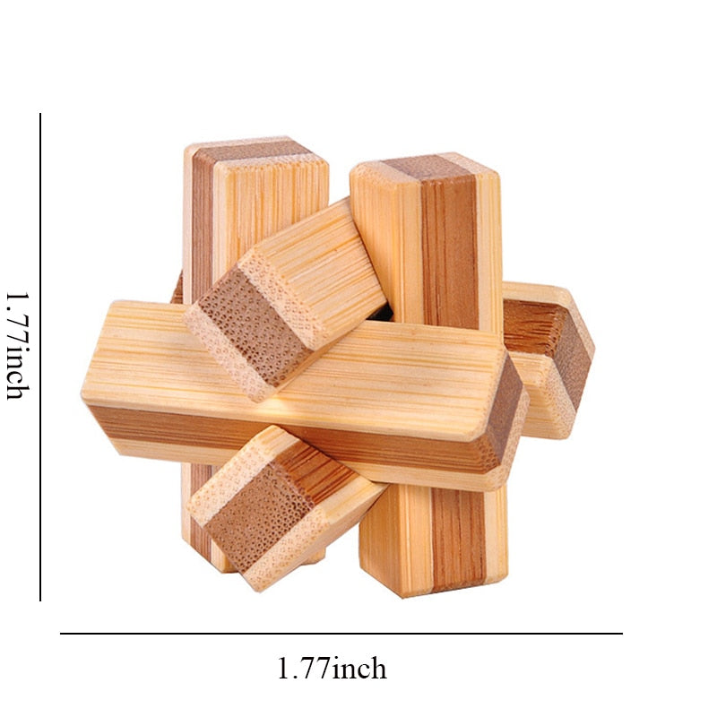 Wooden Lu Ban Lock: The Ultimate Brain Teaser Puzzle!