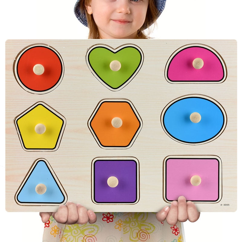 Montessori-Inspired Wooden Jigsaw Puzzles