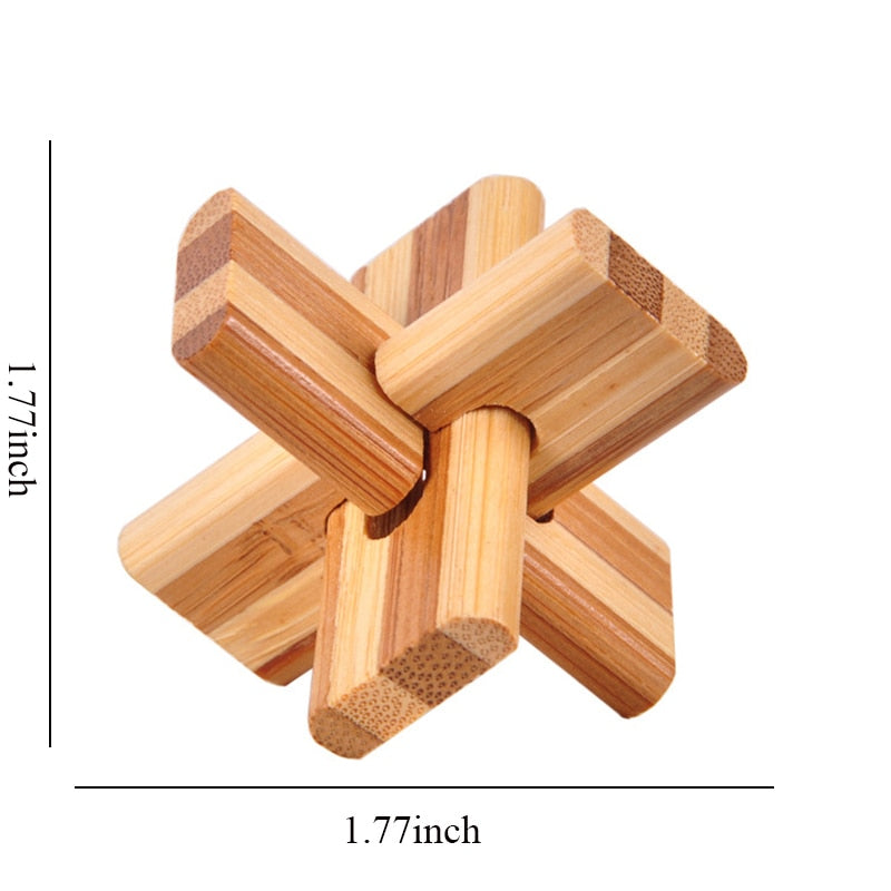 Wooden Lu Ban Lock: The Ultimate Brain Teaser Puzzle!