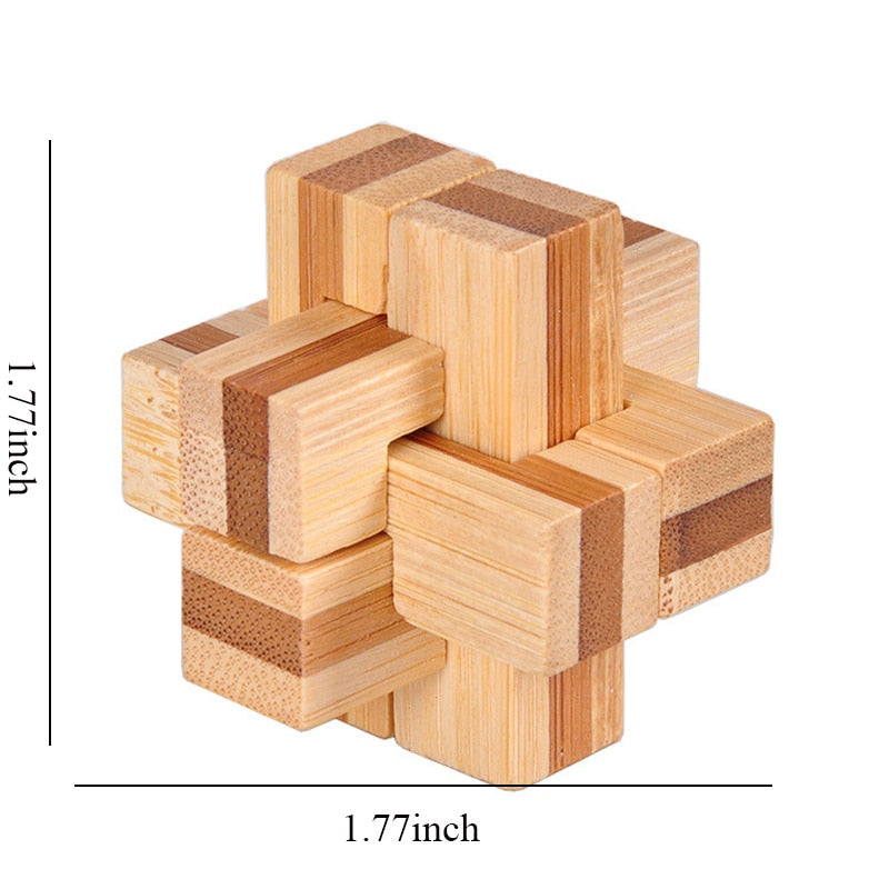 Wooden Lu Ban Lock: The Ultimate Brain Teaser Puzzle!