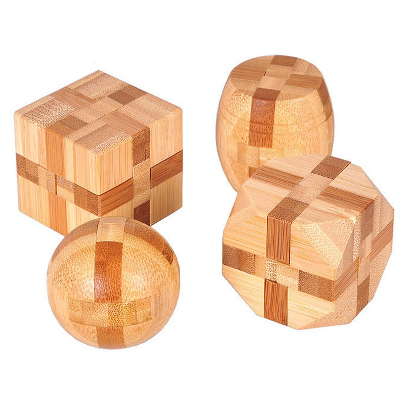 Wooden Lu Ban Lock: The Ultimate Brain Teaser Puzzle!