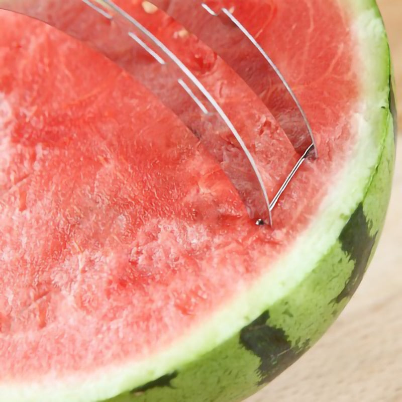 Multifunctional Watermelon Cutter Knife: Stainless Steel Kitchen Gadget for Perfect Slices