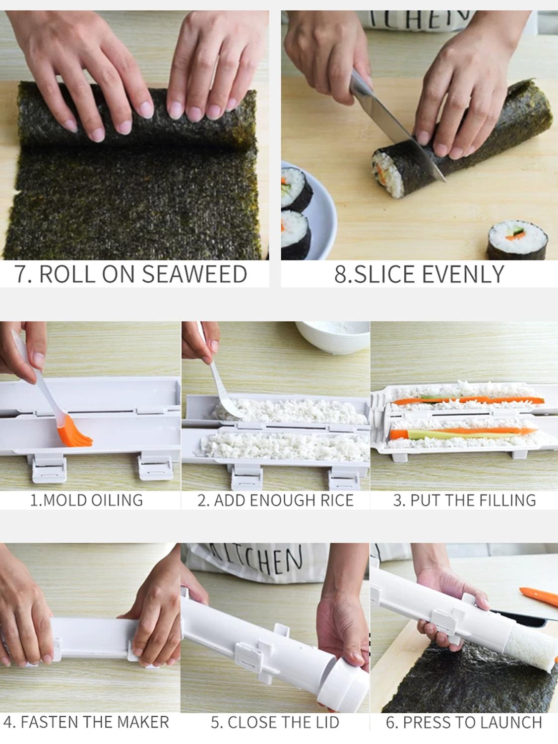 Roll & Dine: DIY Sushi Maker for Perfect Rolls Every Time!