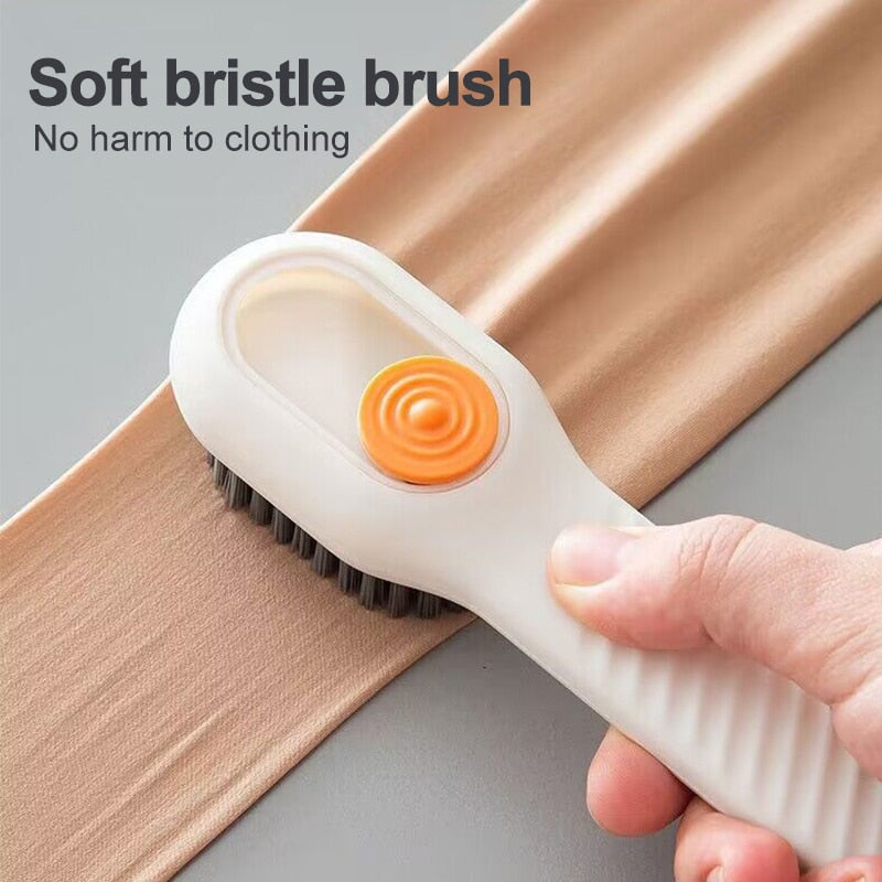 Versatile Long-Handle Brush - Perfect for Shoes, Clothes & More!