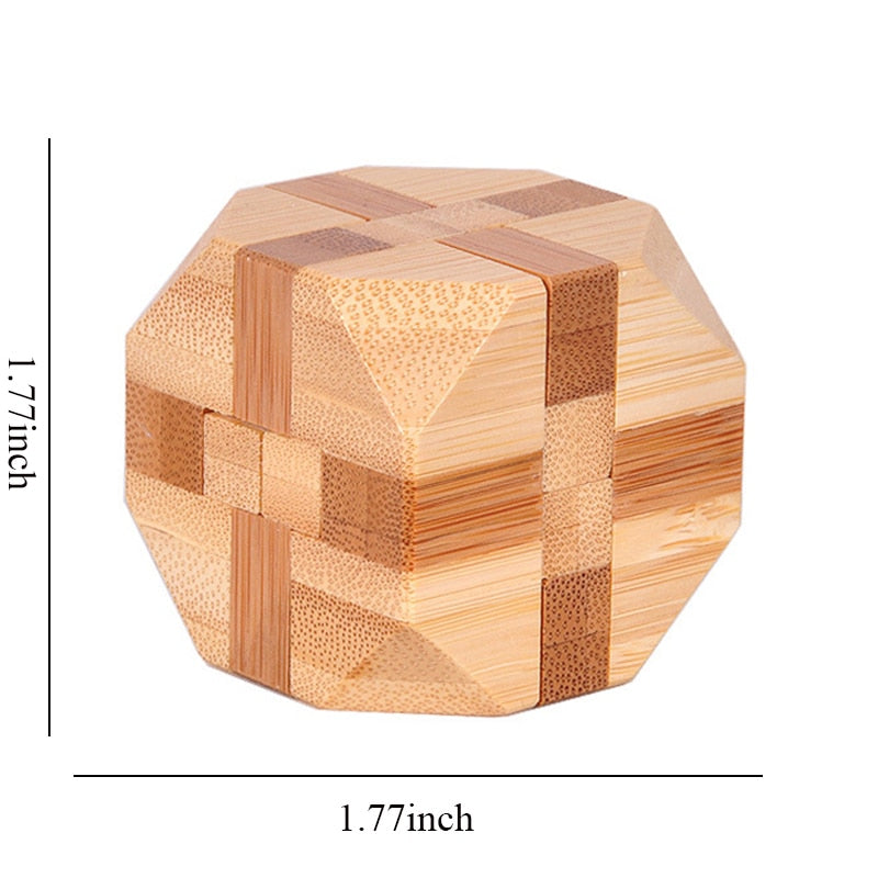 Wooden Lu Ban Lock: The Ultimate Brain Teaser Puzzle!