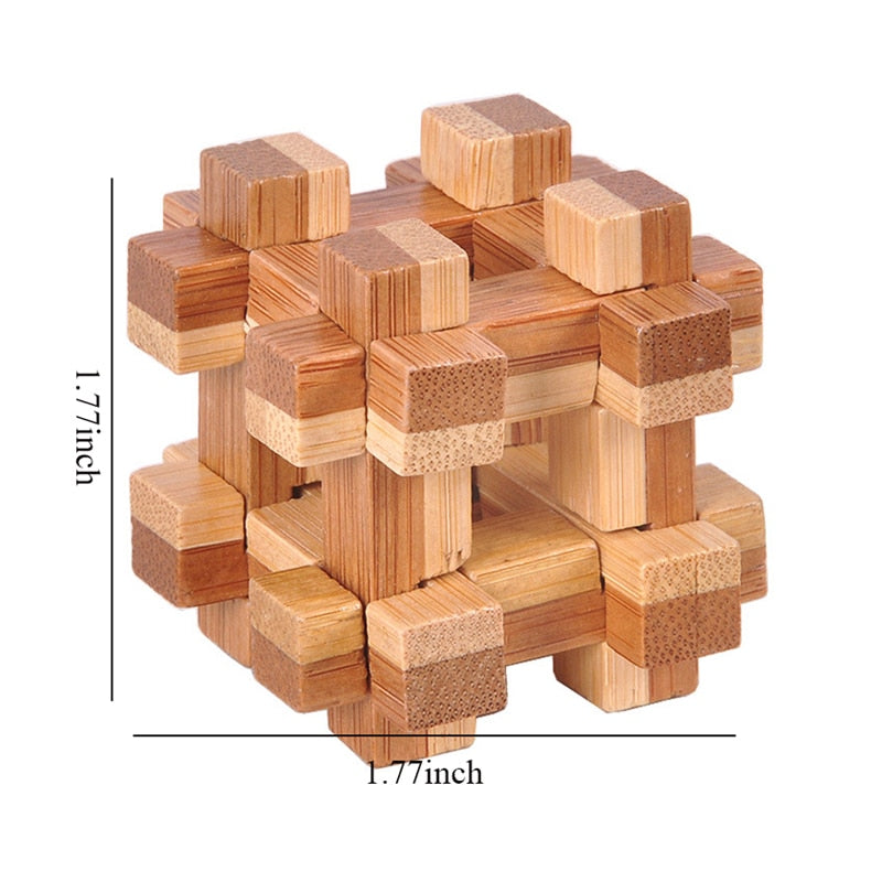 Wooden Lu Ban Lock: The Ultimate Brain Teaser Puzzle!