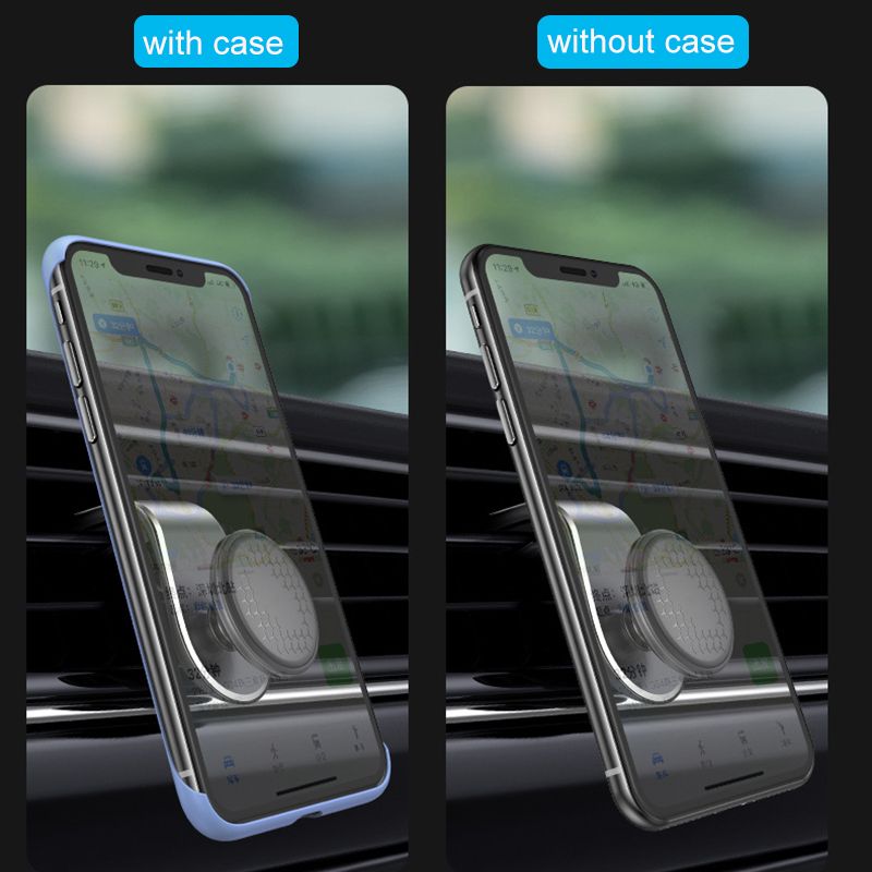 Magnetic Air Vent Car Phone Holder - Universal Rotation Bracket for Smartphones