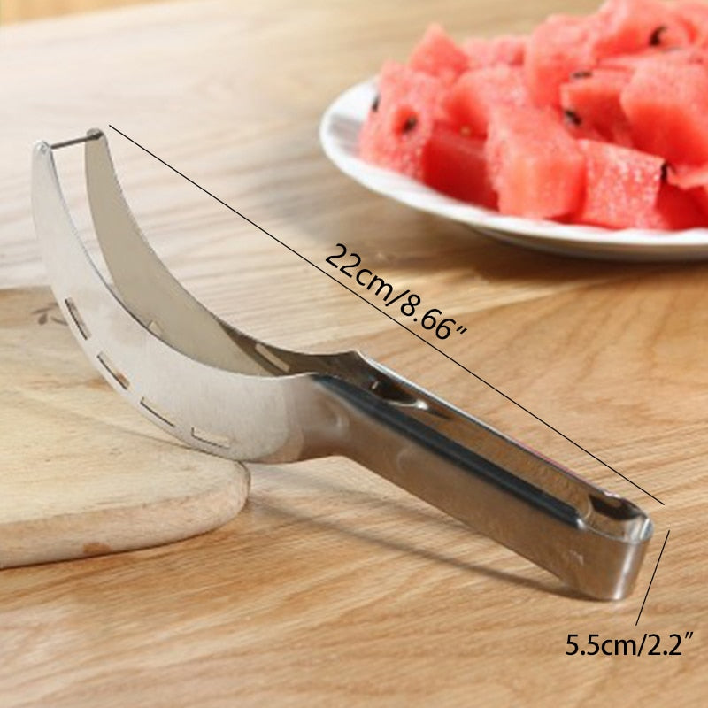 Multifunctional Watermelon Cutter Knife: Stainless Steel Kitchen Gadget for Perfect Slices