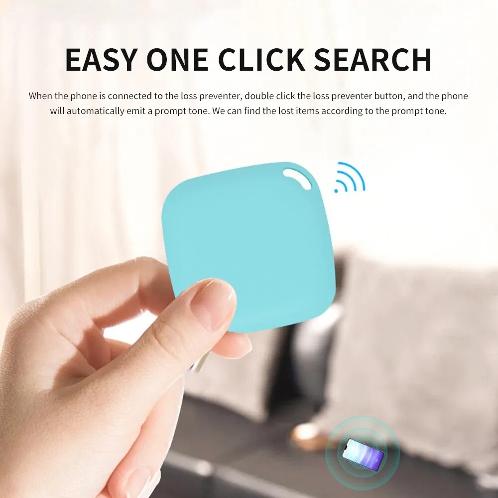 Bluetooth 5.0 Mini GPS Tracker - Smart Locator for Pets, Kids, Bags, and Wallets