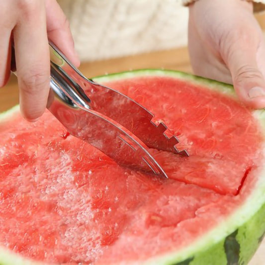 Multifunctional Watermelon Cutter Knife: Stainless Steel Kitchen Gadget for Perfect Slices