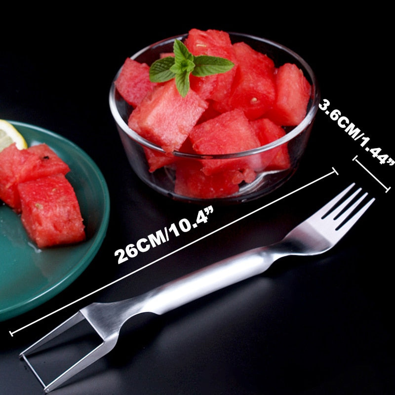 Multifunctional Watermelon Cutter Knife: Stainless Steel Kitchen Gadget for Perfect Slices