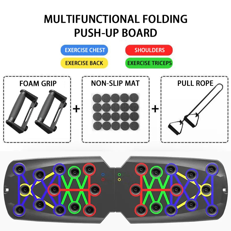 Multifunctional Folding Push-up Board