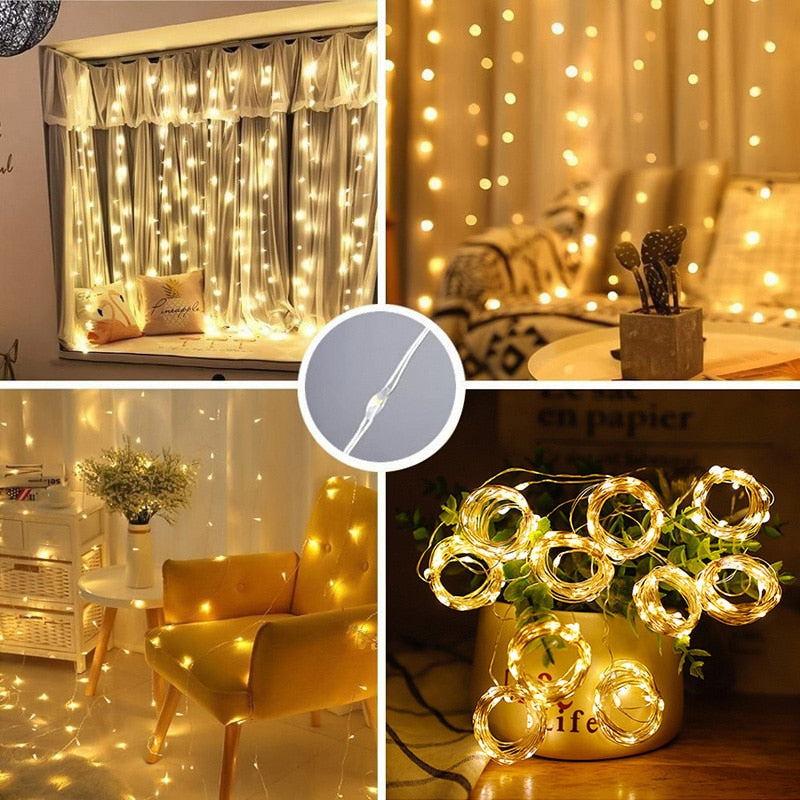 Curtain Garland LED Lights