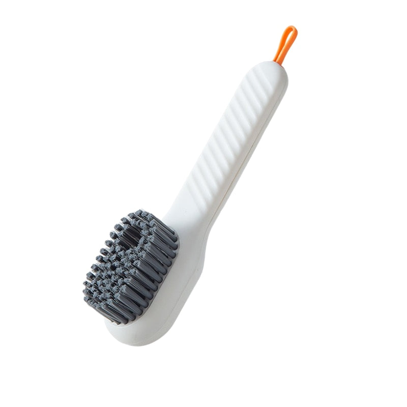 Versatile Long-Handle Brush - Perfect for Shoes, Clothes & More!