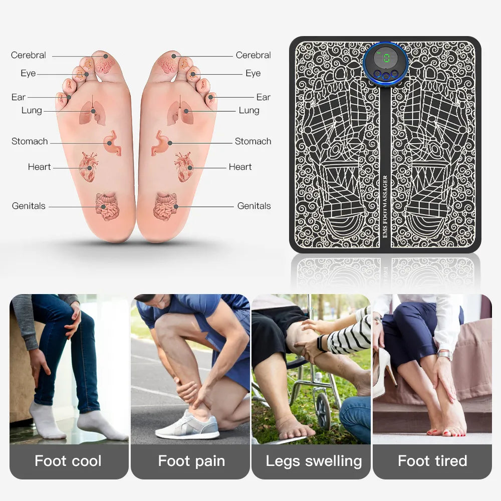 🦶 Tenduty EMS Electric Foot Massager Pad: Ultimate Pain Relief & Relaxation for Your Feet ⚡