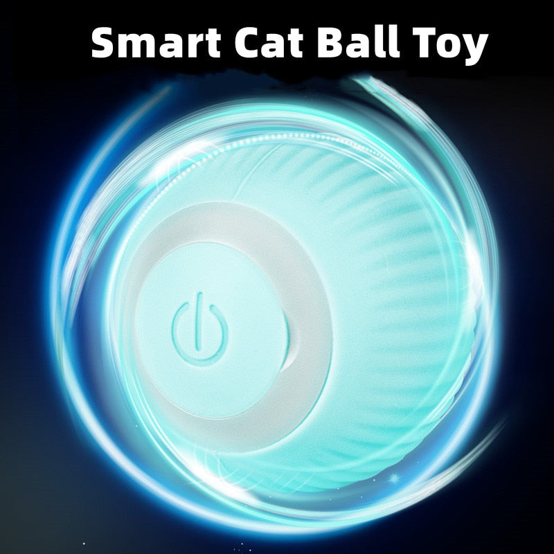 Interactive Smart Rolling Ball for Cats