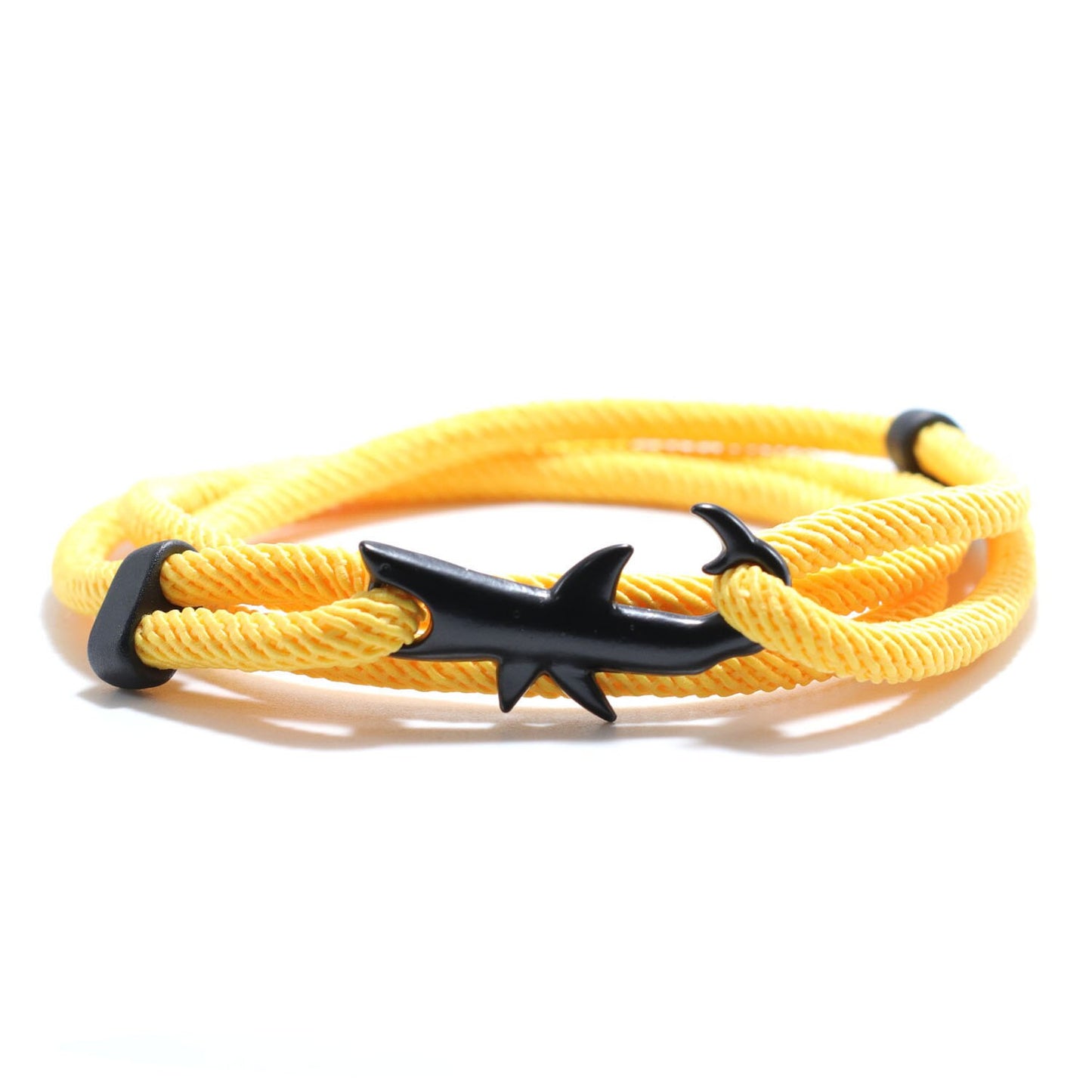 Viking-Inspired Multilayer Milan Rope Bracelet: Whale Tail, Shark, Turtle, Manta Ray, Dolphin Charms - A Trendy Wristband for Men and Women