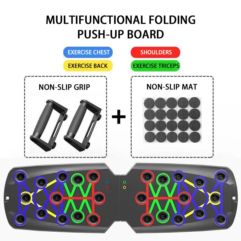 Multifunctional Folding Push-up Board