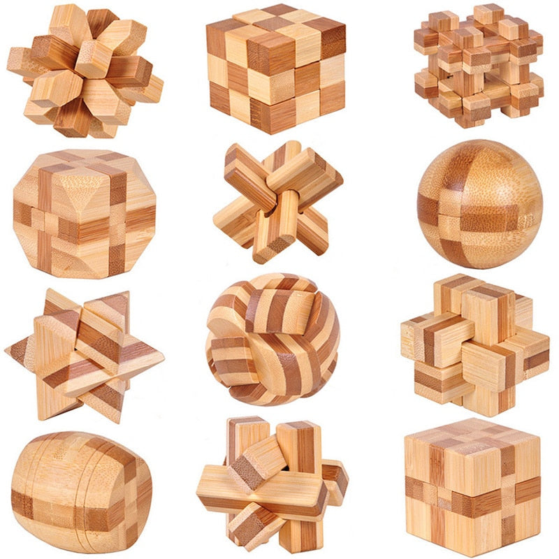 Wooden Lu Ban Lock: The Ultimate Brain Teaser Puzzle!