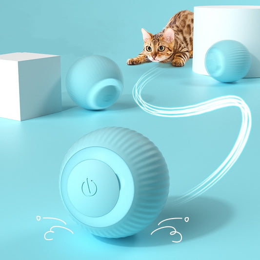 Interactive Smart Rolling Ball for Cats