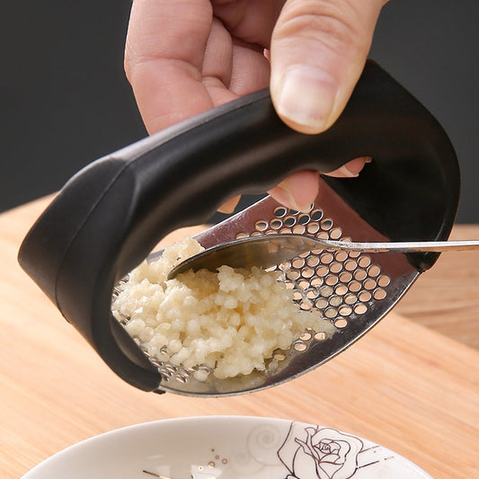 Stainless Steel Garlic Press Crusher: The Ultimate Manual Garlic Mincer for Your Kitchen
