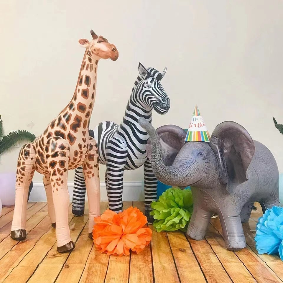 Jungle Safari Extravaganza: Giant Inflatable Animal Balloons for Party Fun!